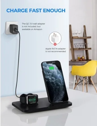 senseo fast wireless charger stand pa193b
