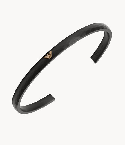 Bracelet Emporio Armani en acier inoxydable noir