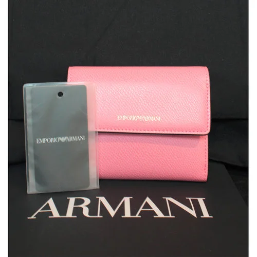 Portefeuille pliant à logo Emporio Armani
