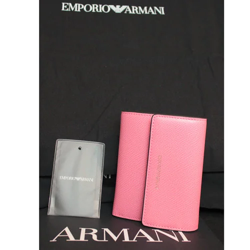 Portefeuille pliant à logo Emporio Armani