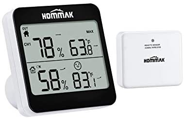 thermomètre et extérieur  hommak HM466A