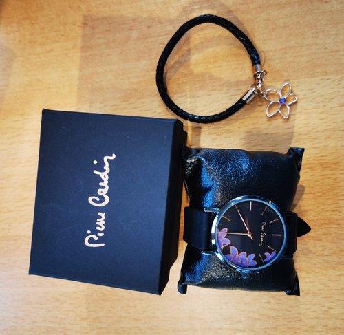 Parure  montre et bracelet Pierre Cardin