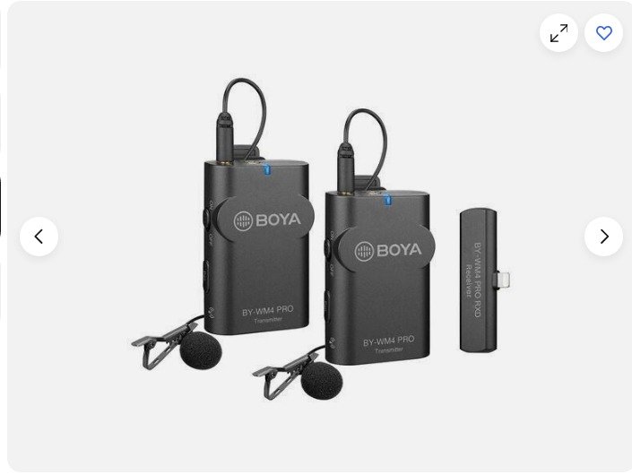 Microphone sans fil BOYA BY-WM4 PRO-K4 2.4GHz