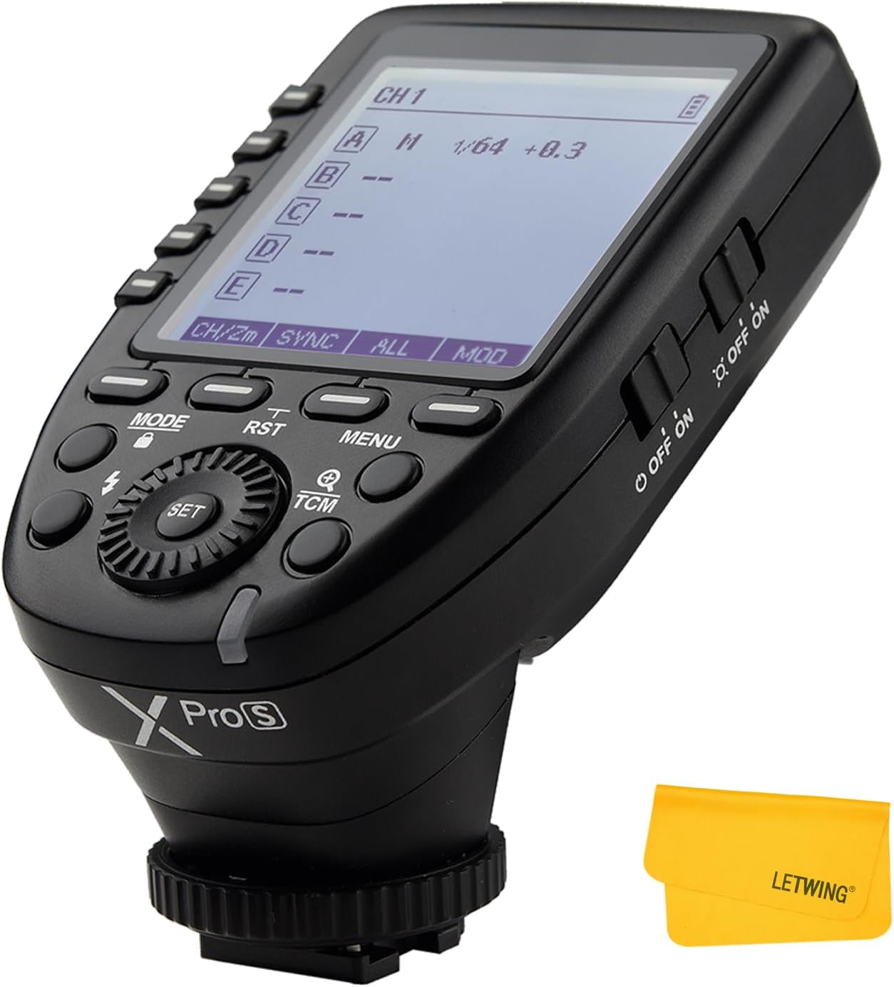 Godox XPro-S Déclencheur de Flash Sony, 2.4G TTL Sony Flash Trigger 1/8000s HSS,