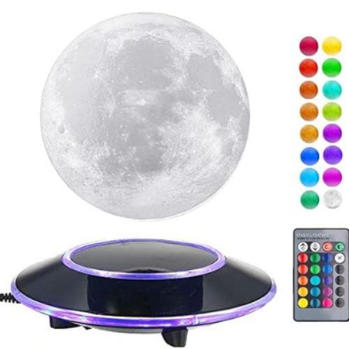 Lampe Lune suspendue│Vieilleuse│Lévitation magnétique