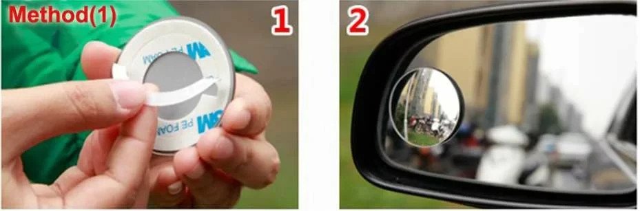 Rétroviseurs Additionnels│Lot de 3 paquets de 2 (6)│Angle Mort│Réglable│Voiture