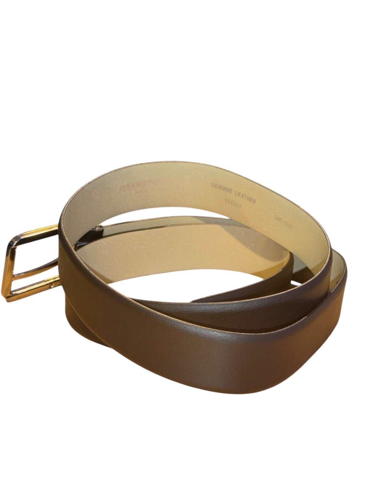 Ceinture| en cuir| pour homme| Emporio Armani|Y4s247