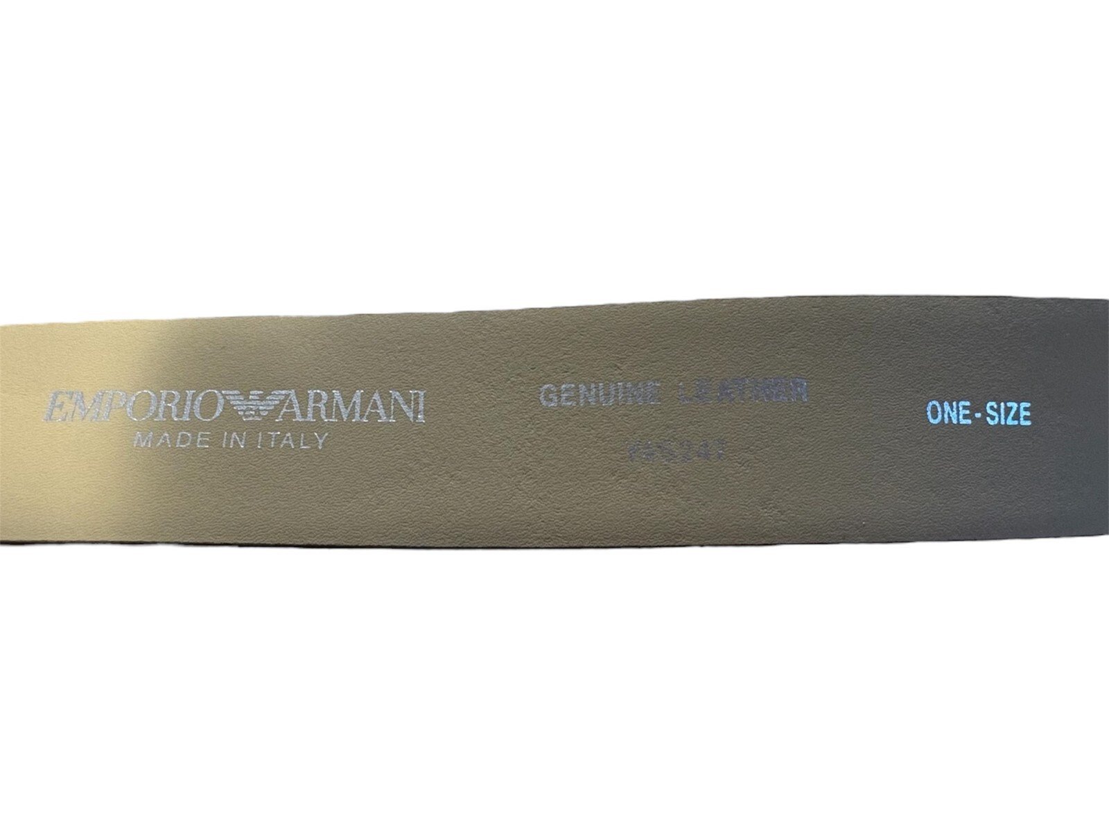 Ceinture| en cuir| pour homme| Emporio Armani|Y4s247