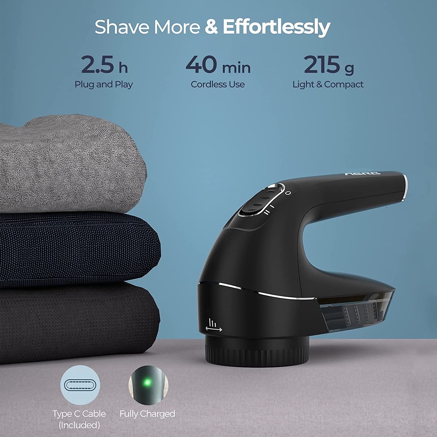 Rasoir anti bouloche|Rasoir à peluches|Pulls|Aspirateur à bouloche|USB|AERB