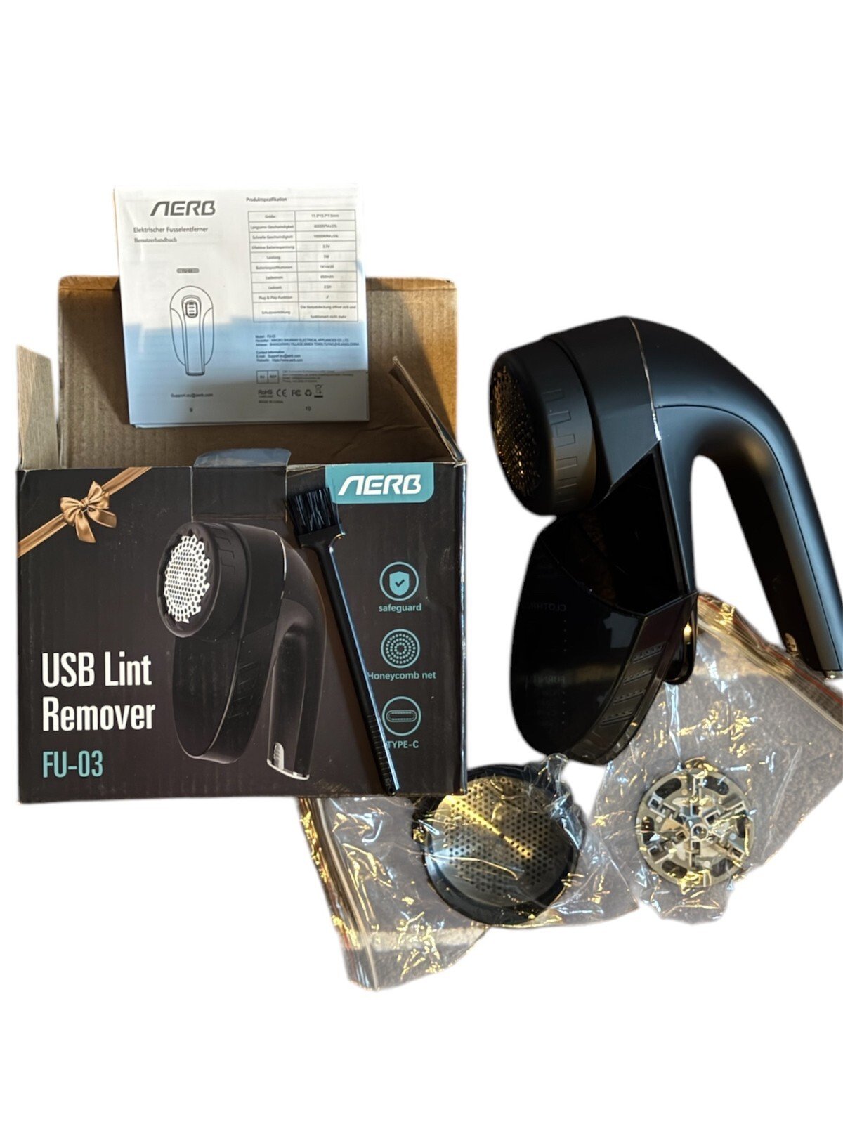 Rasoir anti bouloche|Rasoir à peluches|Pulls|Aspirateur à bouloche|USB|AERB