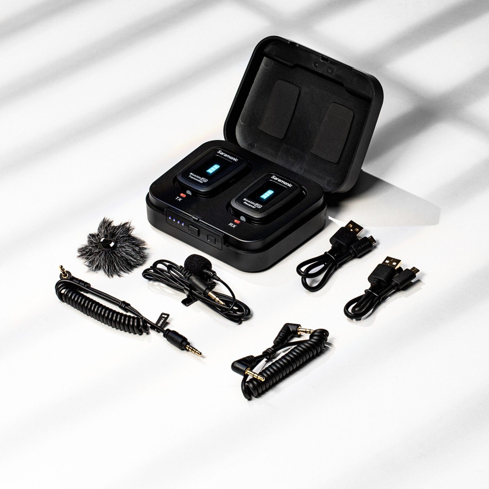 Microphone sans fil|Saramonic|Blink 500 Pro B1|Noir|Tous branchements