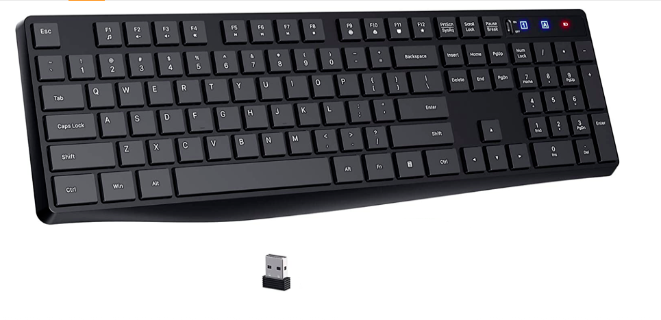 Clavier｜ sans fil｜ pour PC allemand｜ VicTsing ｜PC230A DE