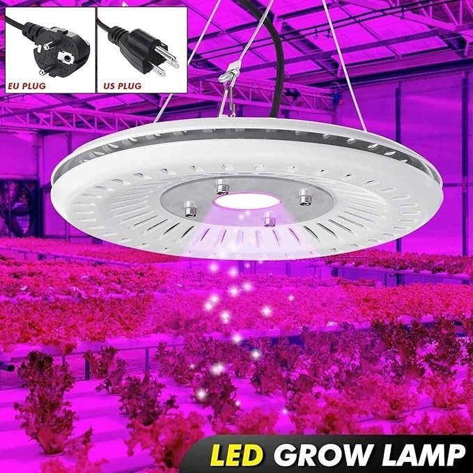 Éclairage LED rond│Plein spectre│IP64│Plante intérieur, fleur & serre