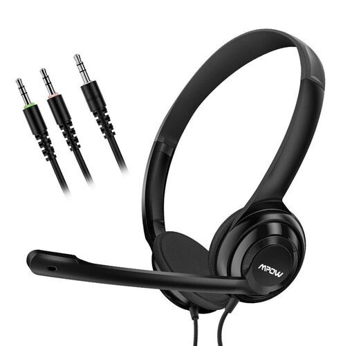 Casque PC｜ stéréo｜ Mpow ｜avec adaptateur