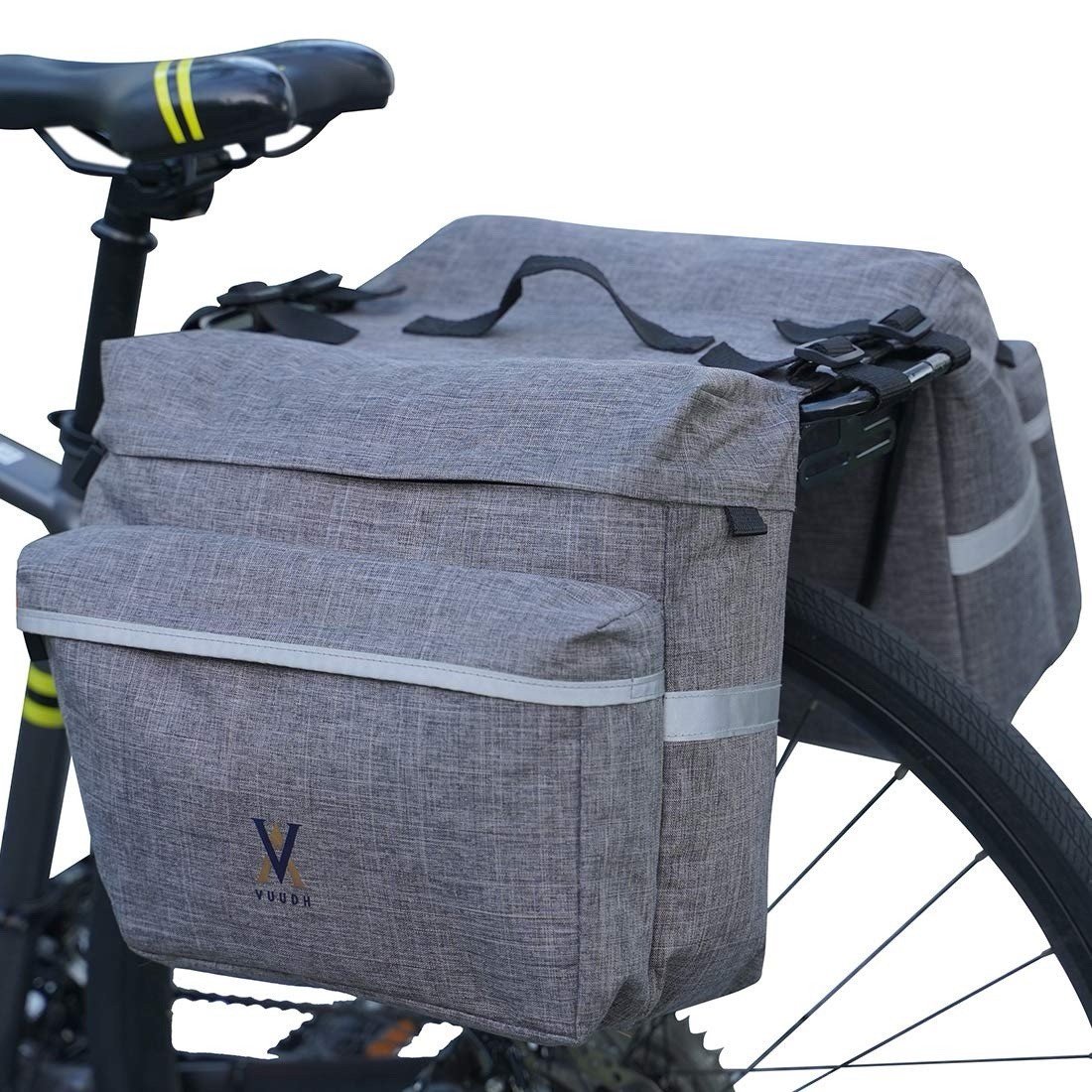 Sac vélo imperméable│VUUDH│Réfléchissant│Grand volume │Facile à fixer