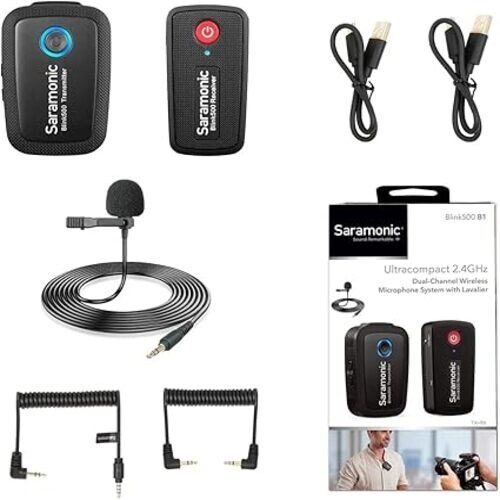 Microphones｜ sans fil｜ kit ｜ Saramonic ｜ Blink 500 B1
