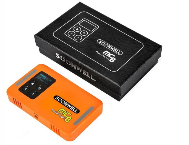 Lampe vidéo portable│ SOONWELL │MC8 Pixel Pocket RGB│Magnétique │effets sonores