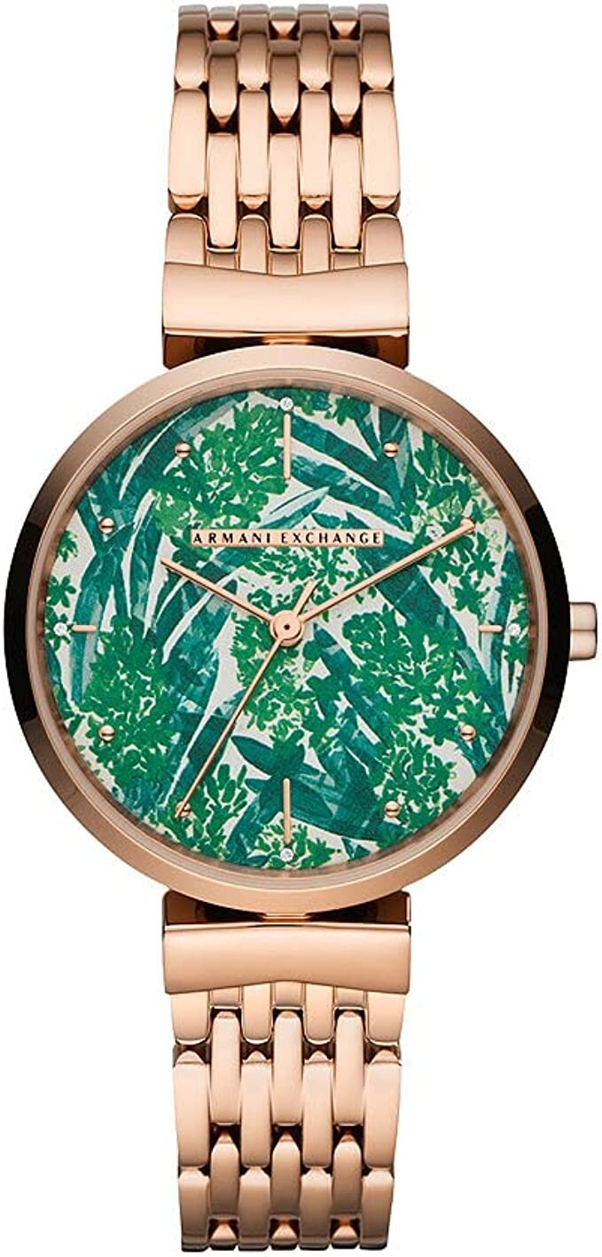 Montre｜Armani Exchange｜ AX5915｜3 aiguilles｜ en Acier Inoxydable｜ doré rose