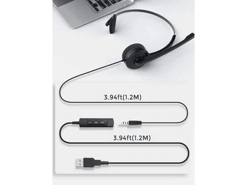 casque| USB avec microphone|casque d’ordinateur| Mpow (lot de 2)