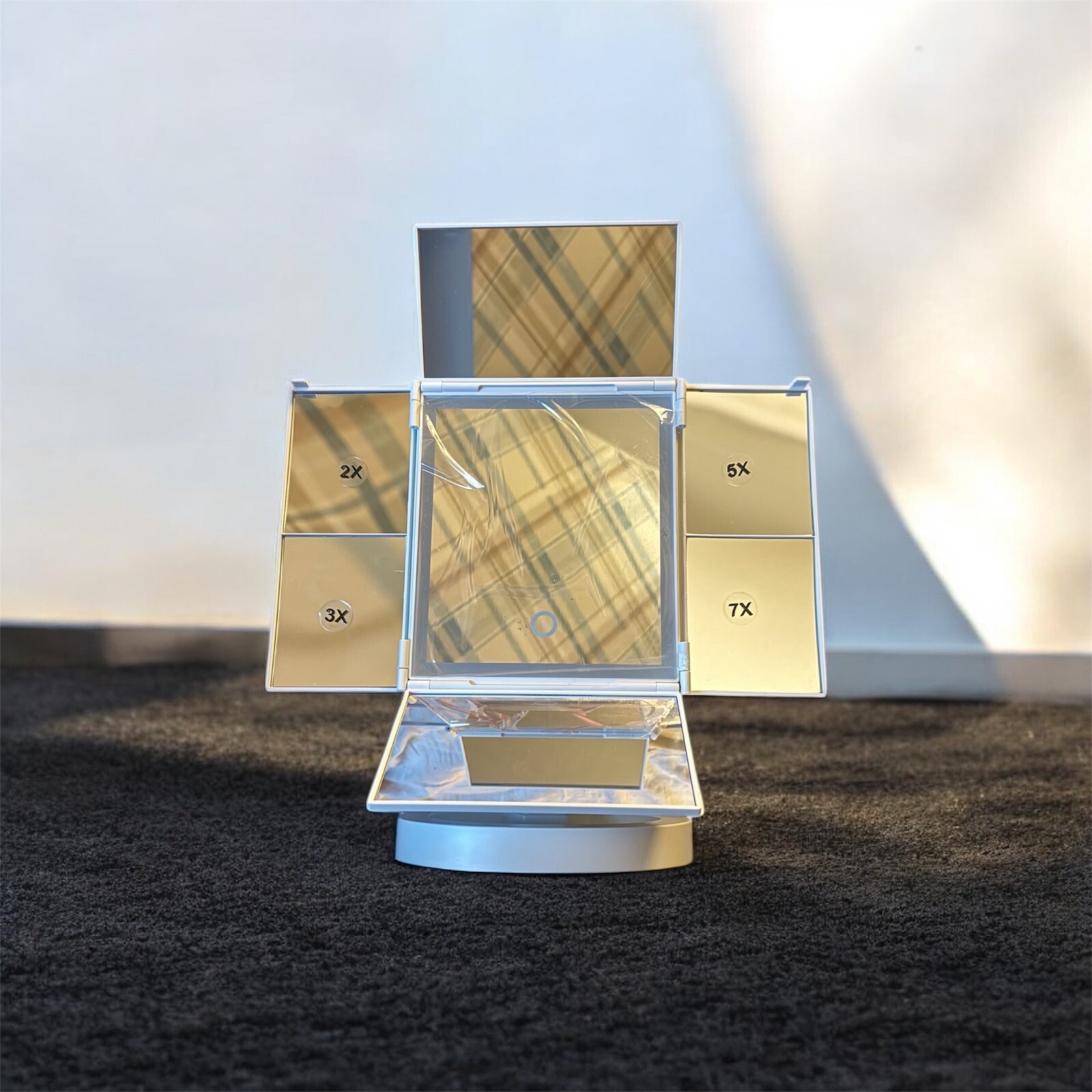 Miroir de maquillage｜Pliable｜LED｜MR-L0410｜TOMIGHT