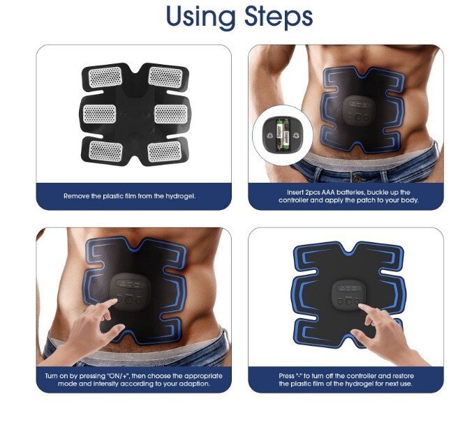 Stimulateur musculaire EMS│Polyvalent│Ceinture électrostimulation│Bras│Jambes