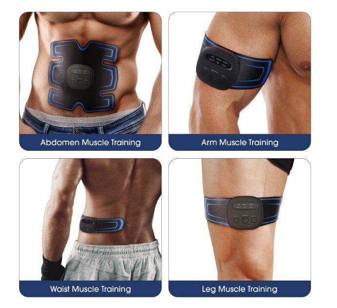 Stimulateur musculaire EMS│Polyvalent│Ceinture électrostimulation│Bras│Jambes
