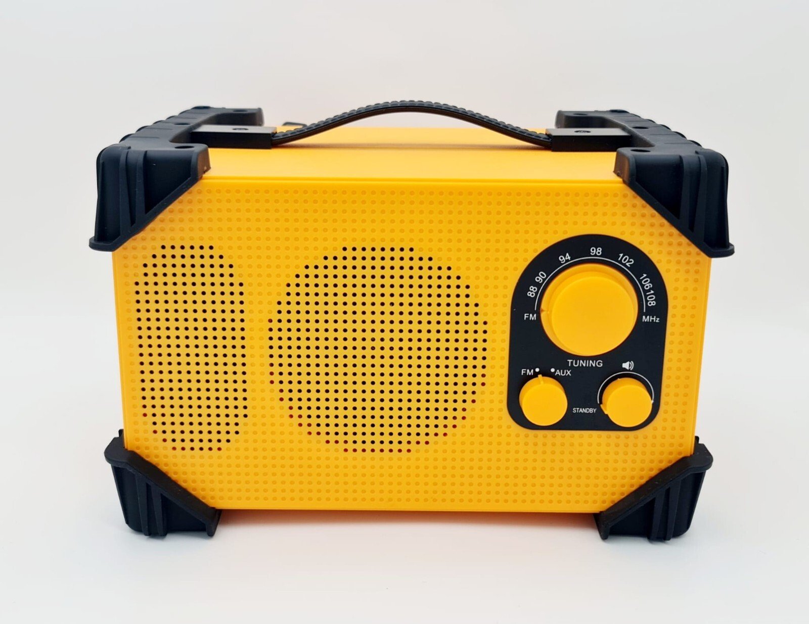 Radio de chantier│IP54│Batteries robustes│Compact│Jaune │Terris BSR241