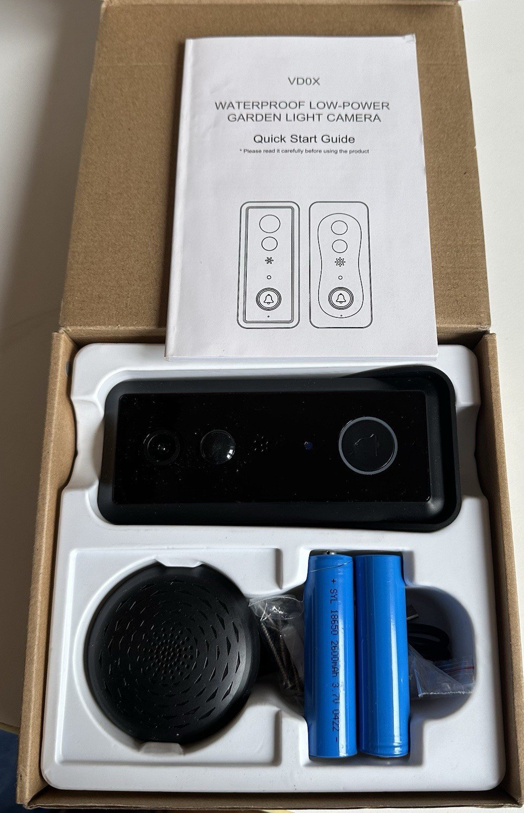 Sonnette sans fil|Smart sonnette|Wifi|Détecteur de mouvement|VDOX