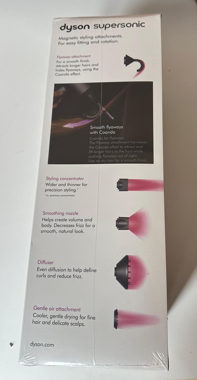 Dyson Supersonic HD08│Sèche-cheveux multifonction│Lisseur│Diffuseur│Fuchsia