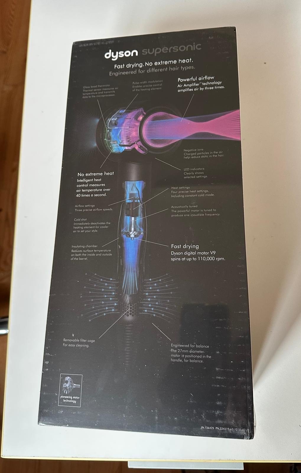 Dyson Supersonic HD08│Sèche-cheveux multifonction│Lisseur│Diffuseur│Fuchsia